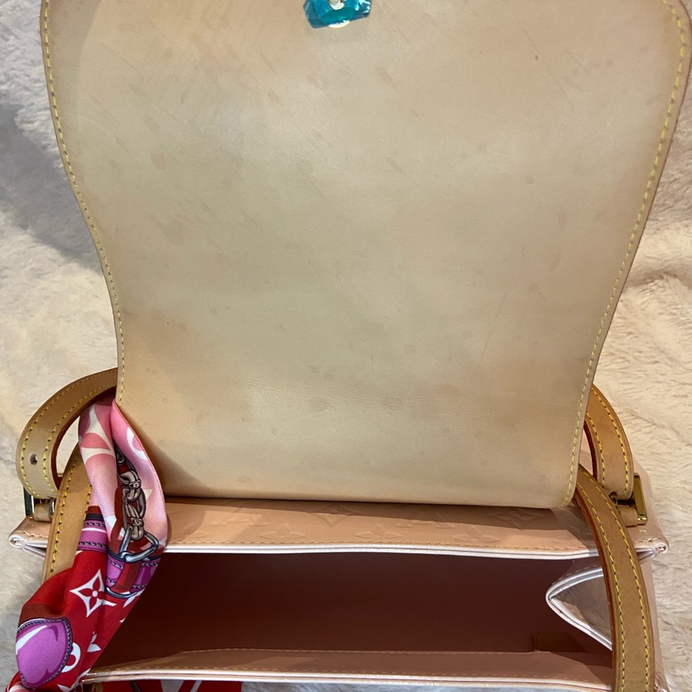 ❌SOLD❌ Louis Vuitton Vernis Monogram Biscayne Bay - Rose Ballerine - Picture 10 of 13